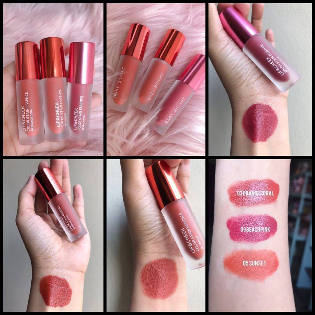 Baby Bright Lip & Cheek Color Stain Essence 2.4g