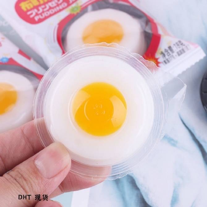 Jayer Pudding Jelly & Pop Candy 20g Halal Fruity Egg Pudding Ready stock