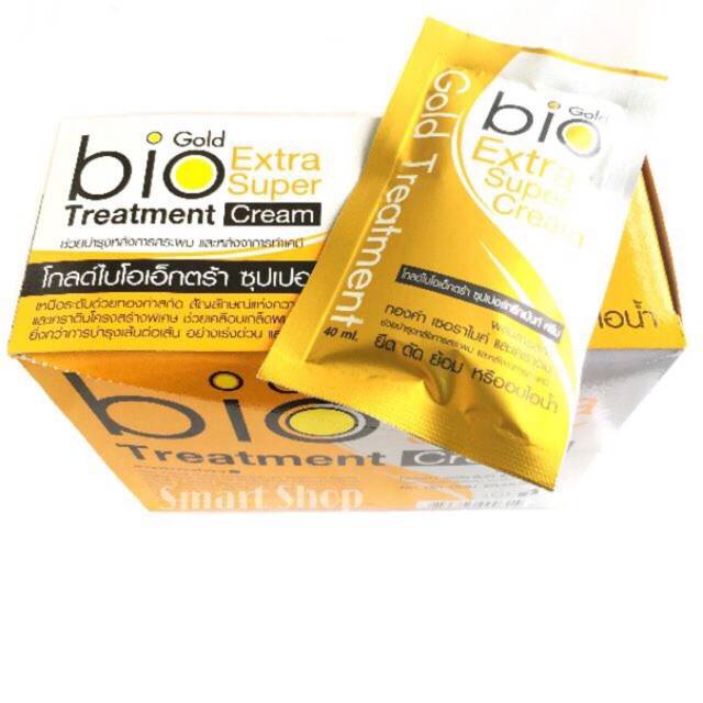 Gold Bio Extra Super Cream Hair Mask Gold Treatment 40ml